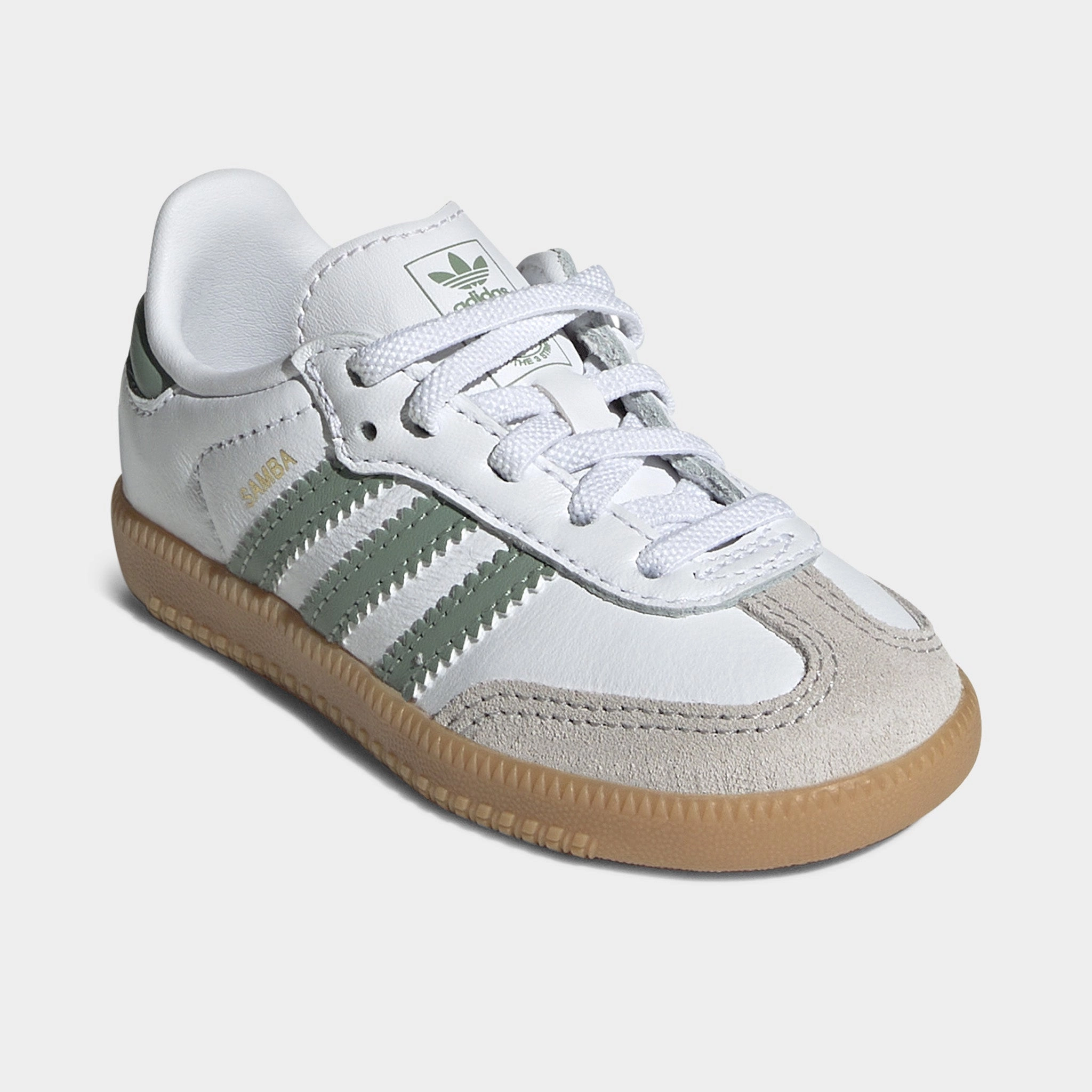 adidas Infants' Samba OG White / Silver Green - Gum