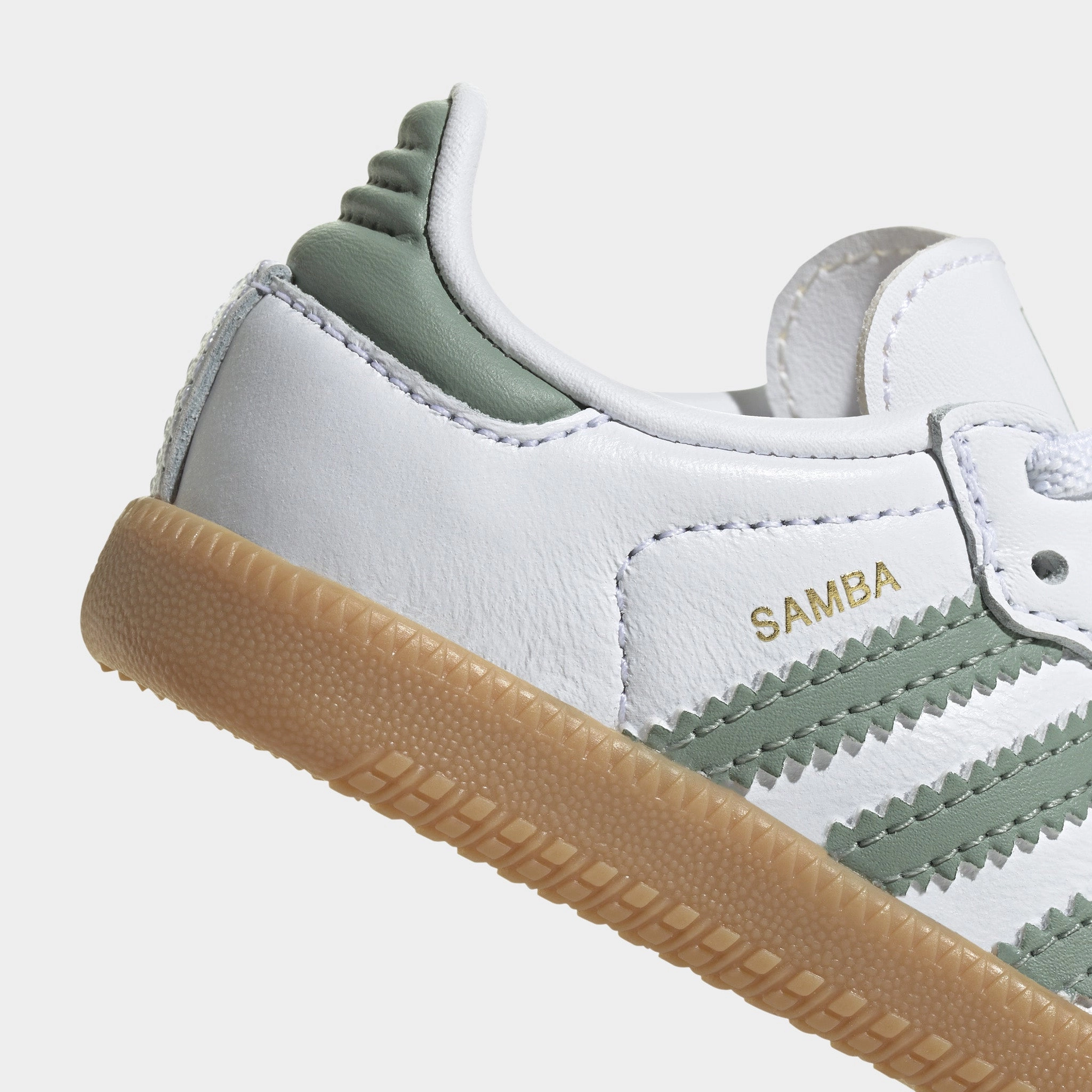 adidas Infants' Samba OG White / Silver Green - Gum