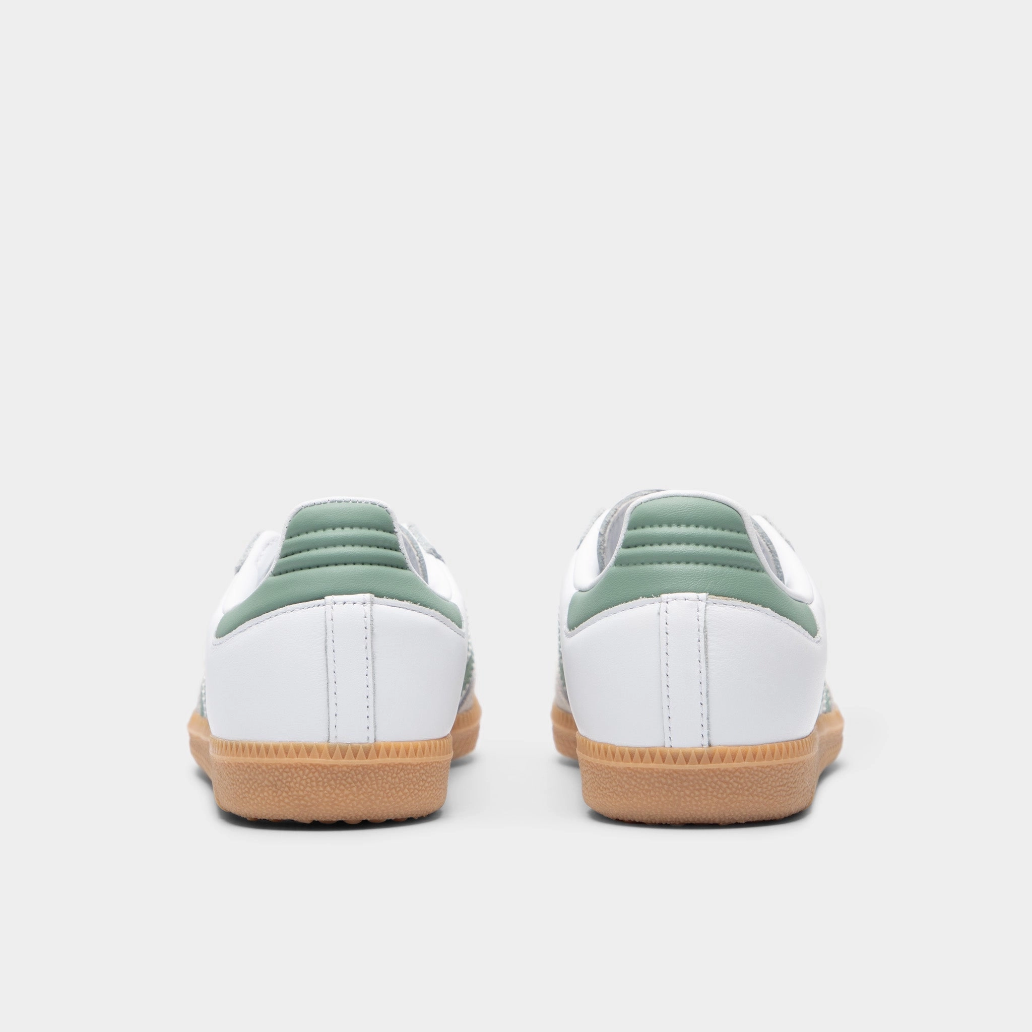 adidas Juniors' Samba OG Footwear White / Silver Green - Gum