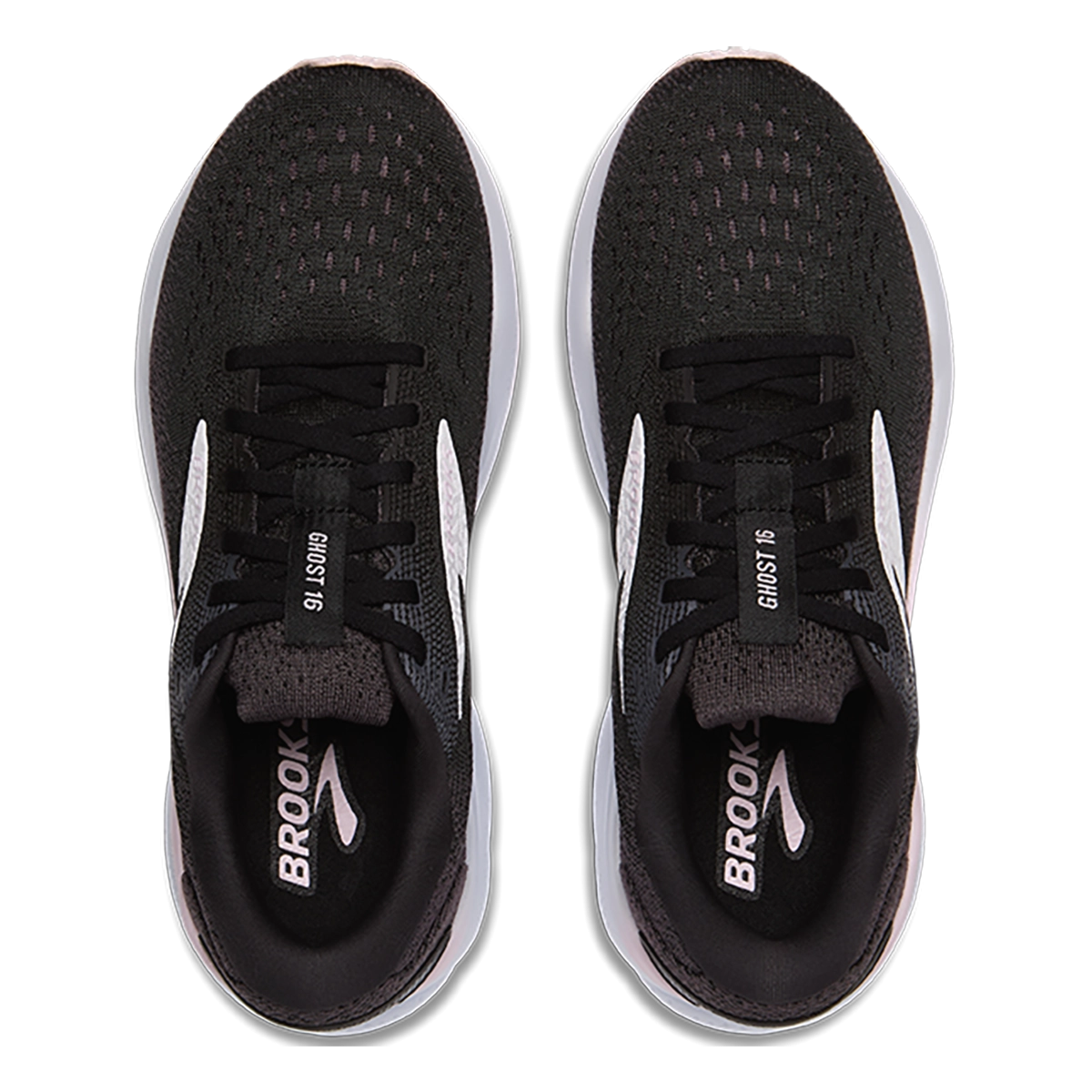 Brooks Ghost 16 - Black - White - Orchid Ice