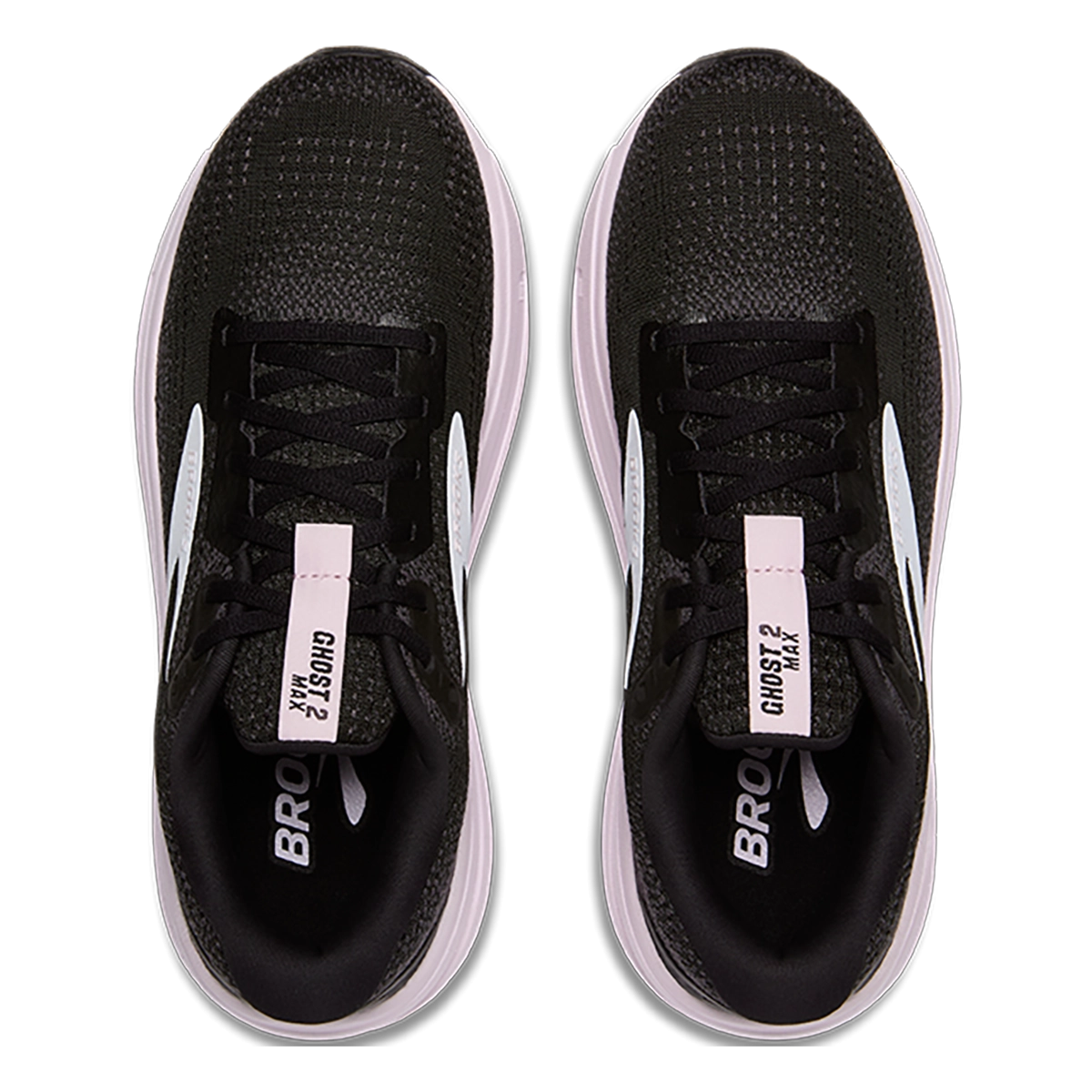 Brooks Ghost Max 2 - Black - White - Orchid Ice