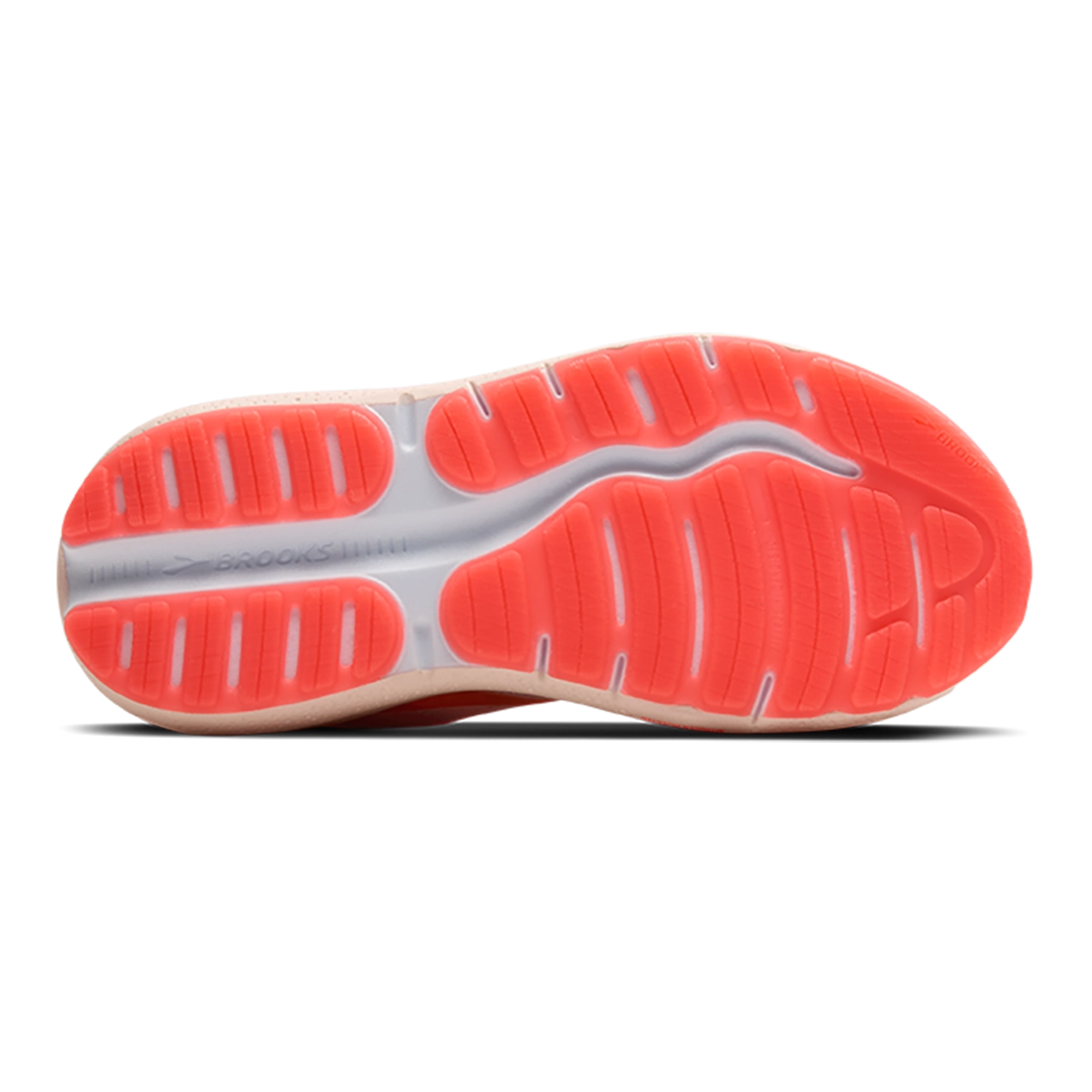 Brooks Ghost Max 2 - White - Peach - Coral
