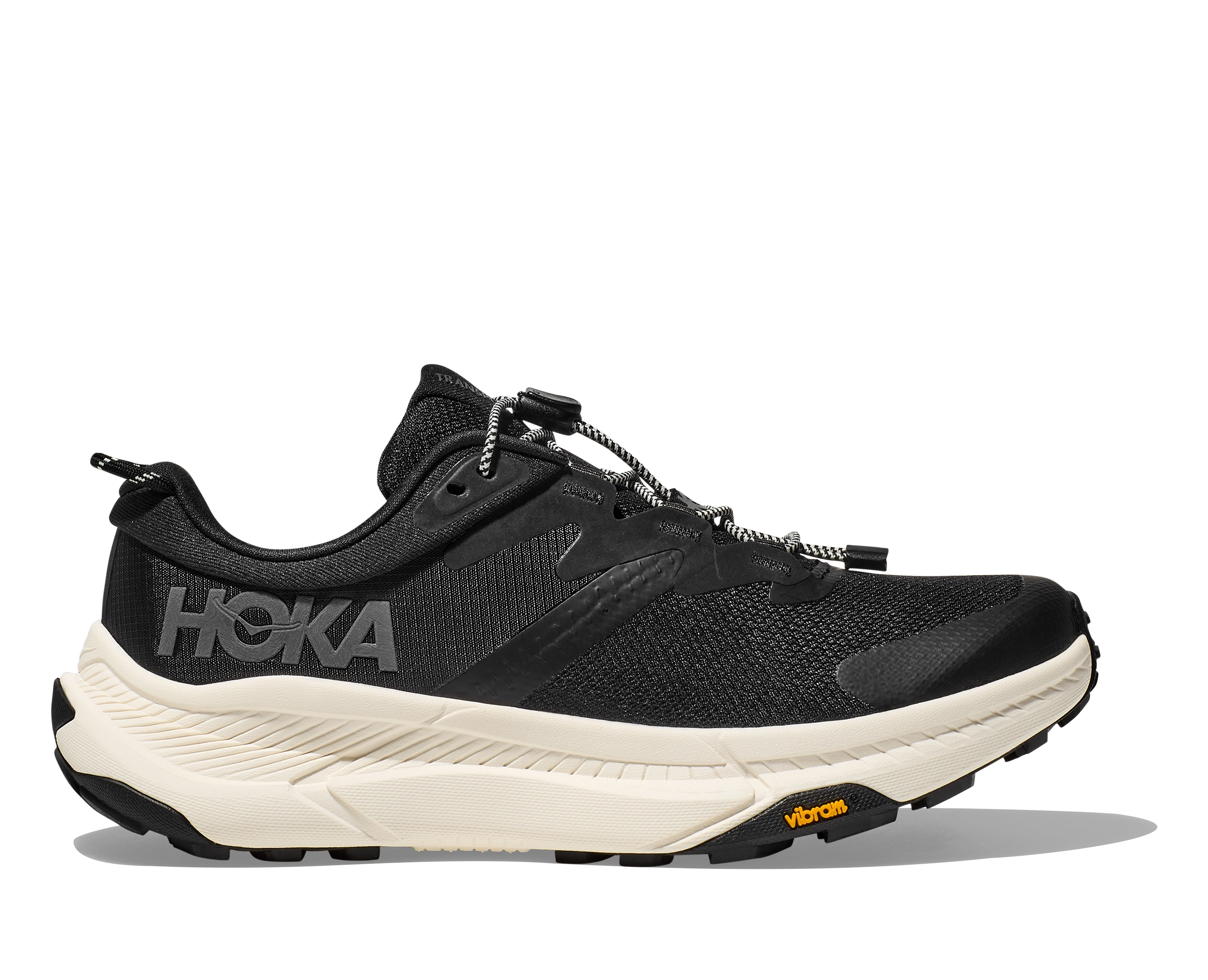 HOKA TRANSPORT BLACK/WHITE WOMEN'S WIDE