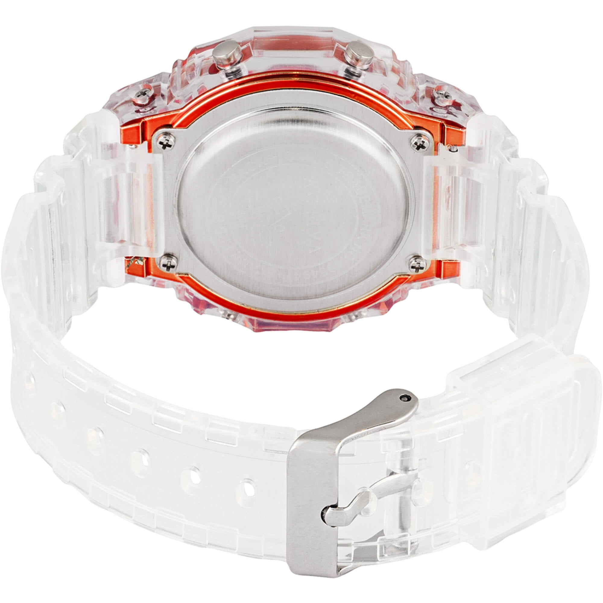 Invicta Unisex Watch - Activa Digital Red Dial Transparent Strap | ACW424-009