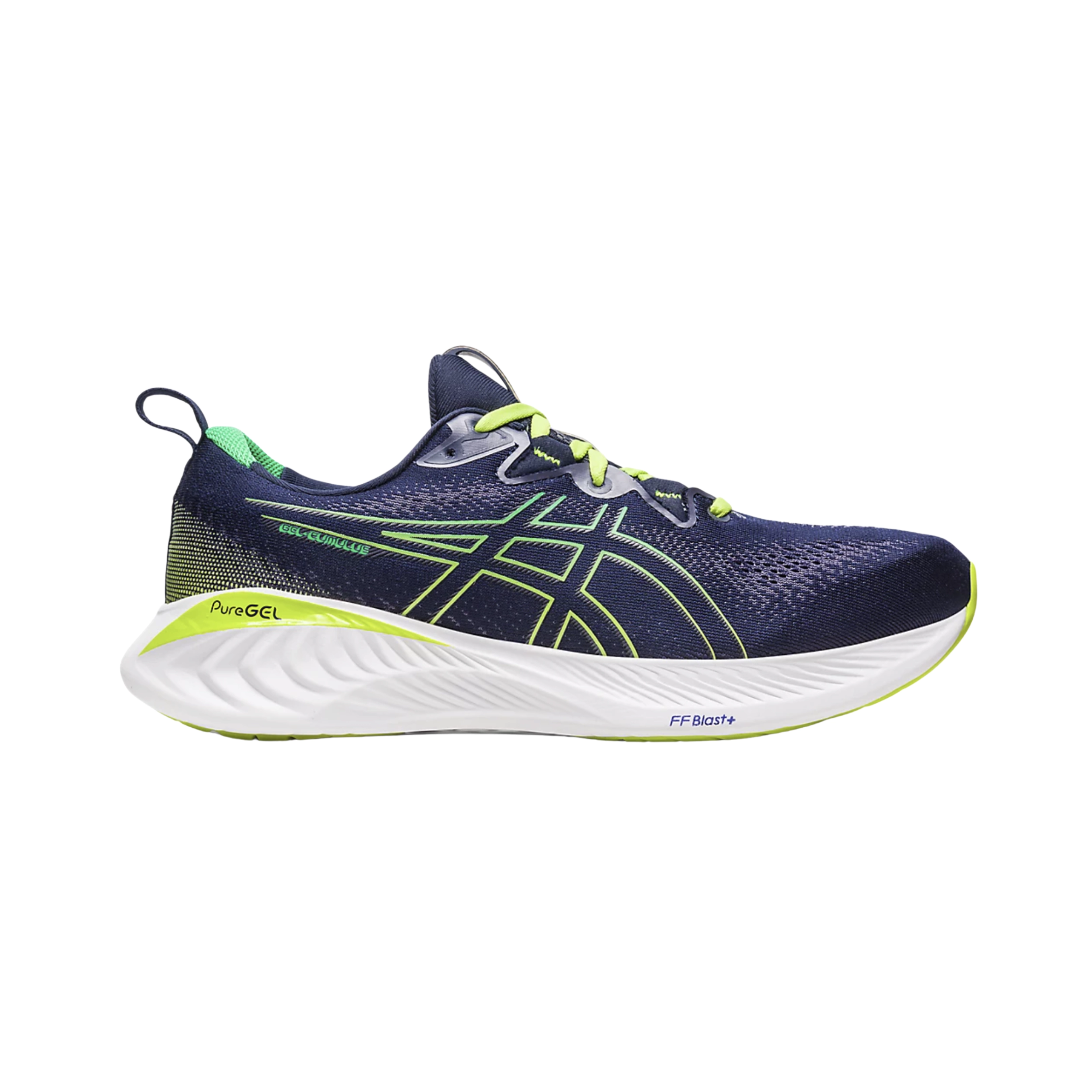 Men's Gel Cumulus 25 - Midnight/Cilantro (D Width)