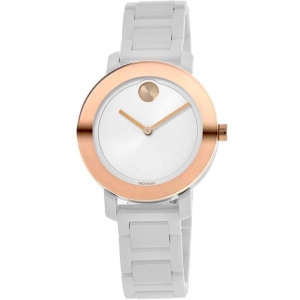Movado Women's Watch - Bold Evolution Swiss Quartz White Ceramic Bracelet | 3600753