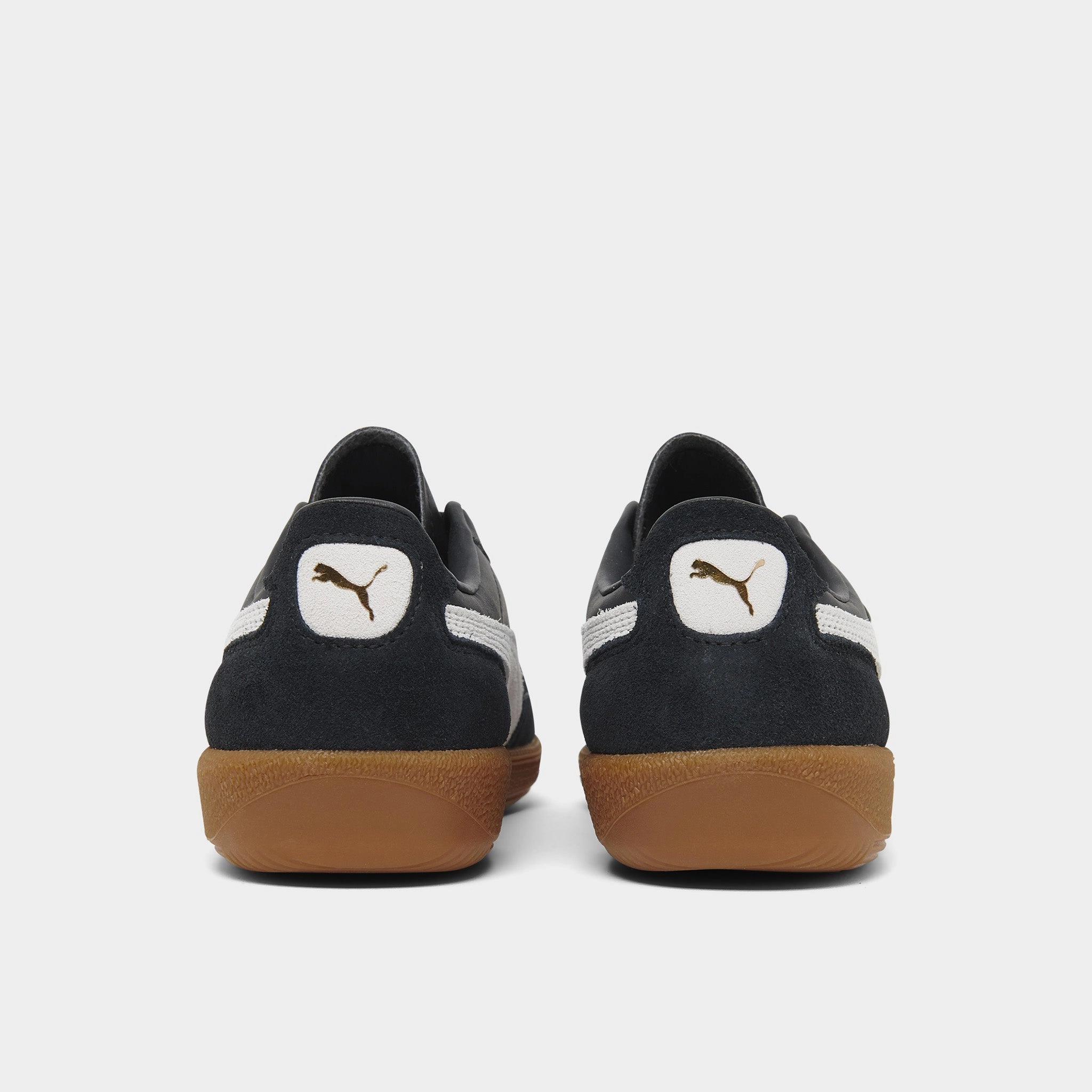 Puma Women's Palermo Leather Black / Feather Gray - Gum