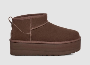 Ugg Womens Classic Ultra Mini Platform "Burnt Cedar"